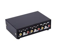 jebyltd Durabilità A V Switcher 4 in 1 out Splitter Video Switcher V per Facile Connessione più Dispositivi Ai Display