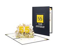 jebyltd Elegante Carta Per Anniversari Popup Amore E Piacere Vari Anniversari Card Per La Celebrazione Anniversario E Partner