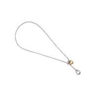 jebyltd Elegante Cuoio A Doppio Cuore O Collana Chiusura Che Simboleggia Amore E Amicizia A Catena Regolabile Gioielli Per Le Donne Gioielli Chiusura