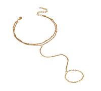 jebyltd Eleganti A Catena Del Braccialetto Collegato Braccialetto Moderni Adatti Per Le Giovani Strato Donne