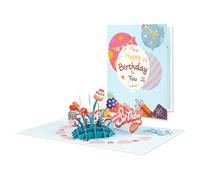 jebyltd Festival Miniature Birthday Cake Bunting Card Card Auguri Compleanno ARTISI ELEGANTE GUARNIZIONE PER FORMAZIONI DELLA DECORAZIONE DELLE PARTI