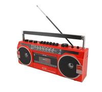 jebyltd Lettore A Cassette Stereo Portatili Radio A 3band con Migliorano I Bassi per Appassionati Musica per La Casa Usano Altoparlanti Radiofonici