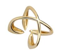 jebyltd Linee Geometrici Incrociati Per Le Date Feste Semplici Impilabili Per Le Donne Che Personalità Temperamento Accessorio Abbigliamento Quotidiano Gioielli