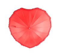 jebyltd Ombrelli unici a forma di cuore, per feste, sole e pioggia, per giornate di sole e pioggia, alla moda, essenziali per l'estate
