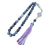jebyltd Perle Bracciale Rosario Regolabile Perle Vetro Per Vetro Per Preghiera Degli Accessori La Preghiera L'amante Della Meditazione Spirituale