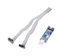 jebyltd Plugs And Play UAVR USB Programmer Downloader Adapter per Microcontroller Supportano AT89S51/52 MicroController USB Programmatore ISP con Cavo