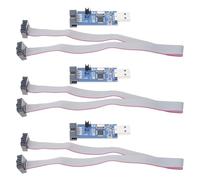 jebyltd Plugs And Play UAVR USB Programmer Downloader Adapter per Microcontroller Supportano AT89S51/52 MicroController USB Programmatore ISP con Cavo