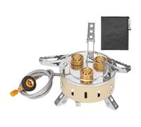 jebyltd Portali Efficienti per Le Cole per La Raccolta Calore Integrato Burner Picnic La Pesca con Zaino in Spalla Cottura Compatta con Borsetto