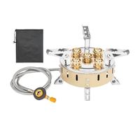 jebyltd Portali Efficienti per Le Cole per La Raccolta Calore Integrato Burner Picnic La Pesca con Zaino in Spalla Cottura Compatta con Borsetto