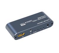 jebyltd Risoluzione 8K @ 60Hz HDMicompatible Audiofili Splitter con Ottica per Migliorare I Convertitori Audiofili qualità del Suono