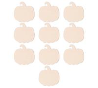 jebyltd Set 10 Targhe A Forma Zucca in Legno Verniciabile Ploques Sospeso per La Celebrazione della Stagione del Raccolto Accessori del Ringraziamento Accessori per Le Vacanze in Casa