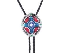 jebyltd Simbolo Cravatto Vintage Western Lariat Symbol Neckie Punk COSTUME Accessorio Western Bolo Per Donne