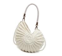 jebyltd Stume Da Donna Scacco Elegante Con Borse Investita Da Borse Investita A Mano Maniglia Conch A Conchiglie Messaggistica Conchiglie Donne Intrecciata Mano In Borsetta Femmina Femmina
