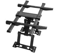 jebyltd Supporto da parete ad angolo per TV LCD LED da 37 a 70 pollici, staffa in metallo resistente, rotazione inclinabile, salvaspazio