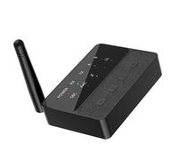 jebyltd Trasmettitore del Ricevitore 5.3 Compatibile APTX Adattatore A Bassa Latenza da 3 5 Mm per Altoparlanti per PC Alimentatore Esterno