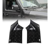 JeCar Cowl Body Armor Esterno Paraspigoli Accessori Esterni per Jeep Wrangler JL JLU Sport Sahara Rubicon & 2020 Jeep Gladiator JT, Nero