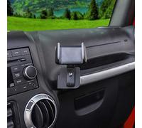 JeCar JK - Supporto multifunzione per telefono e walkie-talkie per Jeep Wrangler 2011-2018 Jeep Wrangler JK JKU, grigio