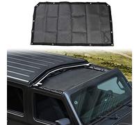 JeCar JL Sunshade Mesh Bikini Top Tetto Parasole Parasole Accessori Esterni per Jeep Wrangler JL JLU & 2020 Jeep Gladiator JT, Nero