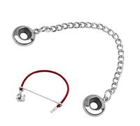 Jecdfs 1pcs Ciondolo distanziatore di sicurezza per Bracciali di Stile Europeo, Compatibile con Pandora, Biagi, Trollbeads, Chamilia - Lunghezza Catena 7.5 cm