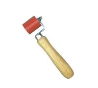 Jecdfs 1pcs Rullo di Saldatura, Rullo Pressore Silicone Rullo,40 mm Rullo di pressione in Silicone,Legno Maniglia Rullo a Pressione per Carta da Parati,Seam pressione a mano Roller Roofing PVC strumen