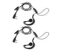 Jecdfs 2pcs Auricolare Cablato Cuffie Headset Earphone for Walkie Talkie Two Way Radio,Cuffie Headset con Microfono per Walkie Talkie compatibile con BF-888S, BF-777S, UV-5R e Altri Modelli