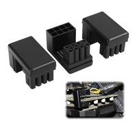 Jecdfs 3pcs GPU VGA PCIe 8 Pin U Turn 180 gradi adattatore scheda,Adattatore Scheda Grafica Desktop Tipo Reverse, Compatibile con ASUS, NVIDIA, EVGA