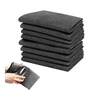 Jecdfs 8pcs Panni Microfibra Panni Pulizia,panno vetri senza aloni,gradientiscolor thickened magic cleaning cloth, Riutilizzabili,per Vetri, Specchi, Auto, Ufficio, Senza Aloni, 30x30cm