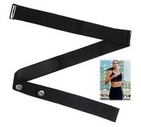 Jecdfs Cinghia di ricambio per ANT+ e Bluetooth Polar H7 - Compatibile con Coospo, Wahoo - Taglia universale M-XL (da 65 cm a 95 cm) - Affidabile monitoraggio della frequenza cardiaca per camminate
