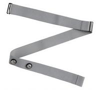 Jecdfs Fascia Cardio Toracica Regolabile 75-105 cm con Sensori Bluetooth ANT+ Compatibile con Polar H10 Wahoo Coospo Magene - Grigio Cintura Impermeabile per Corsa Ciclismo Allenamento Intenso