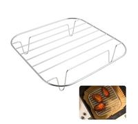 Jecdfs griglia per friggitrice ad aria, griglia friggitrice ad aria quadrata, Compatibile con Cosori Dual Blaze e Turboblaze, Acciaio inox S304, Diagonale minima richiesta 27 cm, 20,5x20,5x5,3 cm