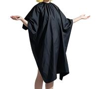 Jecdfs Mantella da Parrucchiere Professionale, Mantellina per Parrucchieri e Barbiere, Ideale per Taglio Capelli, Nero, Taglia Universale 120x140