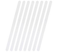 Jecdfs Set di 8 Strisce Antiscivolo Trasparenti per Doccia e Vasca da Bagno, Adesive, Facili da Installare, R10, Bande di Sicurezza 2cm x 38cm, per Bagni, Scale e Aree Umide