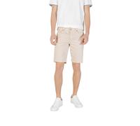 Jeckerson Beige Cotton Bermuda Shorts - W36