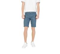 Jeckerson Blue Cotton Bermuda Shorts - W38