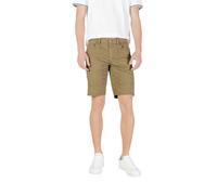 Jeckerson Green Cotton Bermuda Shorts - W36