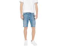 Jeckerson Light Blue Cotton Bermuda Shorts - W28