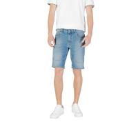 Jeckerson Light Blue Cotton Bermuda - W36