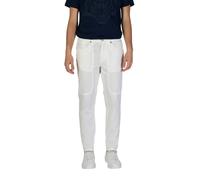 Jeckerson White Cotton Skinny Pants - W30