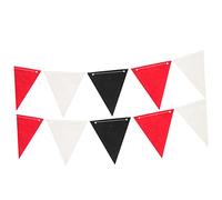 JECOMPRIS 1 set Bandierina Rossa Bandierina Decorazioni Per La Laurea Decorazioni Per Lo Sfondo Striscioni Per La Festa Di Laurea Tessuto Non Tessuto 2 pezzi