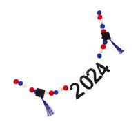 JECOMPRIS 1 Set Decorazione Del Cappello Del Dottore Complimenti Per L'arredamento Banner Sospeso Complimenti Laurea Decorazioni Banner Appeso Grad Striscioni Decorativi Gomitolo Di Lana