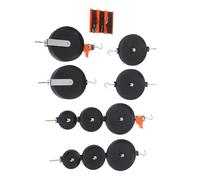 JECOMPRIS 1 set di carrucole per la fisica: carrucole singole e triple - Strumenti per esperimenti di laboratorio per lezioni di scienze scolastiche Progetto di apprendimento per studenti