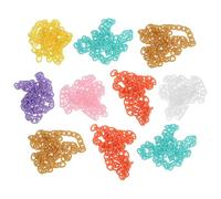 JECOMPRIS 10 Pezzi Catena in Plastica per Bigiotteria Fai, Leggera e Liscia | Materiale Plastico Colorato, per Bracciali e Catene Gioiello, Uso Creativo Multi Progetto Colore Casuale Stile Casuale