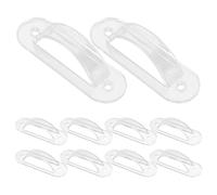 JECOMPRIS 10 pezzi di protezione per interruttore della luce: piastra di copertura per interruttore della luce a levetta - protezione di sicurezza per bambini con viti adatta a tutte le prese