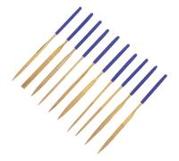 JECOMPRIS 10 Pezzi Set di Lime Diamantate Mini Manico in Gomma, Utensili Compatti e Portatili per Lavorazione Metallo e Legno, per Falegnameria e Gioielleria