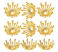 JECOMPRIS 100 Pezzi Accessori per Chioma Fai da Fiore Bocciolo | Decorazione Leggera per Acconciature, Materiale per Creazioni Artigianali, Stile Delicato e Romantico