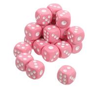 JECOMPRIS 100 Pezzi Accessori Per Giochi Da Tavolo Dadi a Sei Facce Dadi D'arte Mini Giochi Acrilico