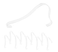 JECOMPRIS 10Pezzi Staffe per Espositori Trasparenti per Scarpe con Confezione da Supporti Eleganti e Resistenti per Vetrine Scarpe Design per Look Unico
