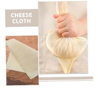 JECOMPRIS 12 pezzi Garza Alimentare in Non Sbiancato con Rinforzato Fine per Filtrare Latte Scolapasta e Cottura Riutilizzabile e Resistente