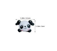 JECOMPRIS 16 magneti da frigorifero a forma di panda: magneti decorativi in resina 3D a forma di panda - Ornamenti per lavagna bianca da cucina e frigorifero