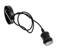 JECOMPRIS 1sets Kit Cavo Lampada Sospensione Presa Rosone Metallo Regolabile Kit Luce Moderno Retrò Cavo Per Illuminazione Casa Ufficio Altezza Personalizzabile